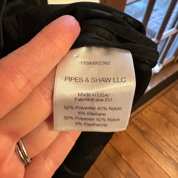 Veronica Beard Black Floral Long Sleeve Mini Dress - Picture 4 of 4